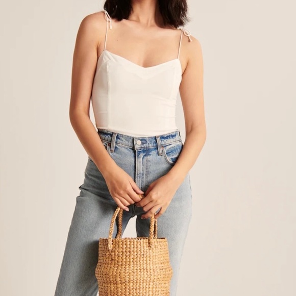 Abercrombie & Fitch Tie-Strap V-Neck Size Small - Picture 6 of 11